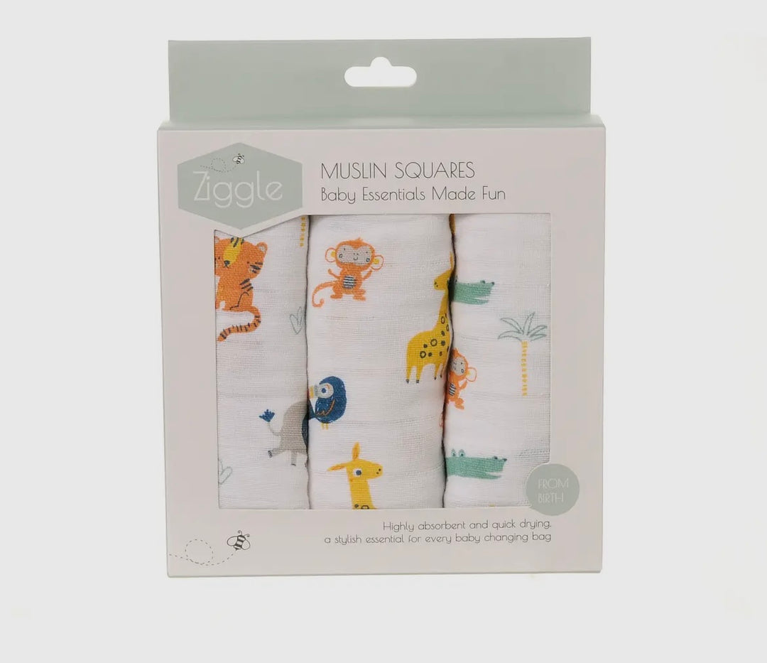 Animal Muslin Set
