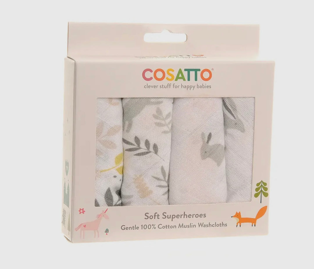 Cosatto Bobtail Washcloths