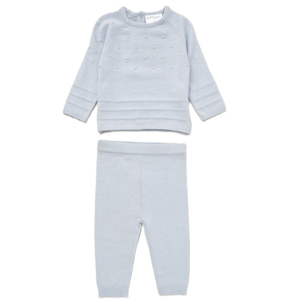 Blue Knitted 2 Piece