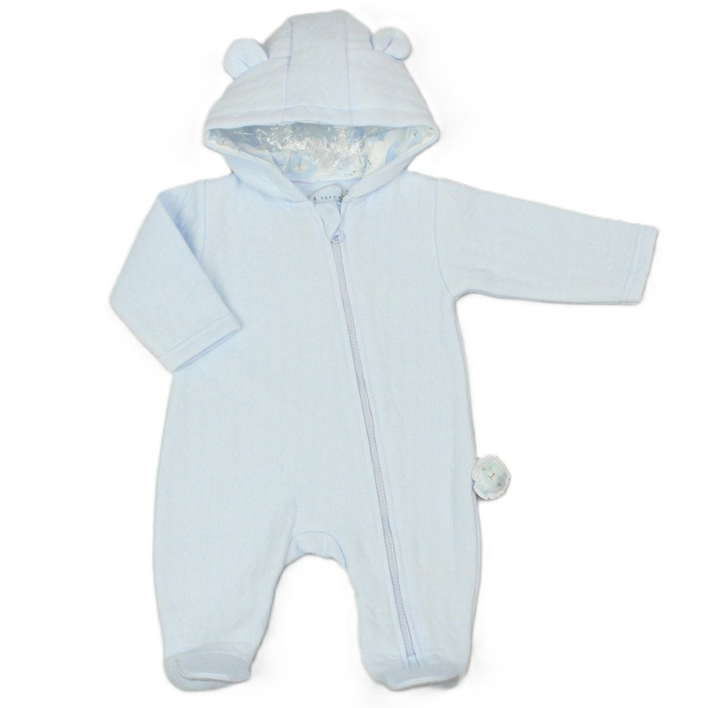 Baby Boy Quilted Pram Suit