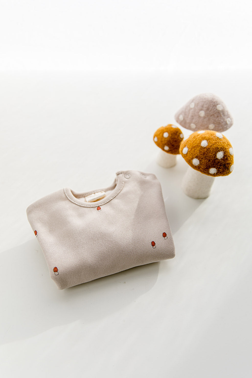 Organic cotton mushroom jumper