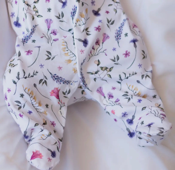 Floral Cotton Sleepsuit