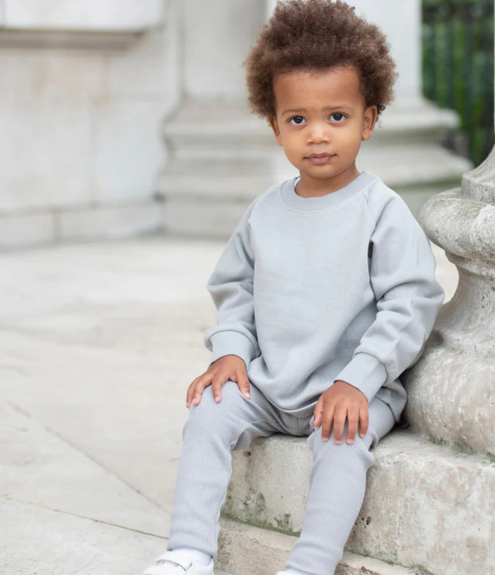 Powder Blue Cotton Sweatshirt