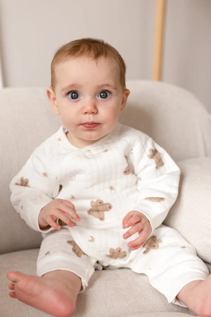 The Happy Bear Boucle Romper