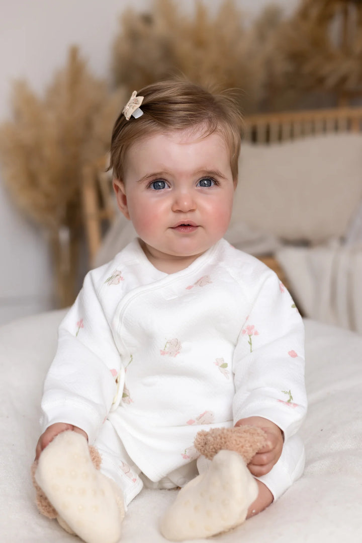 Bunny Wrap Baby Grow Romper