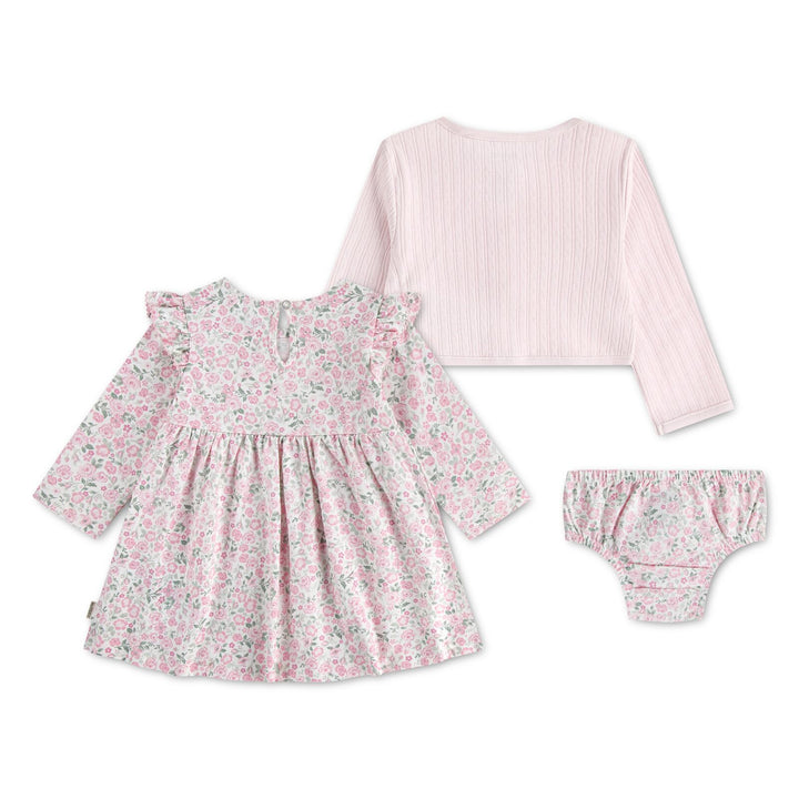 Floral Dress with matching cardigan