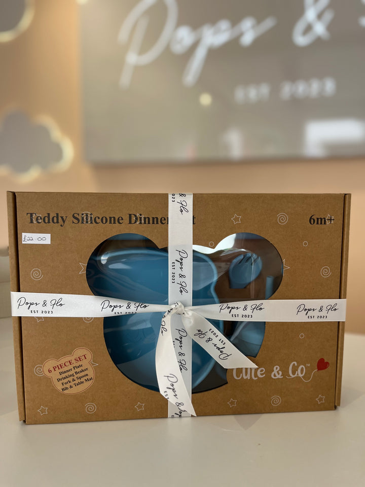 Teddy Silicone Dinner Set