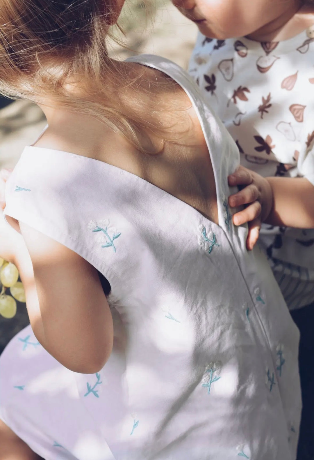 Flower Embroidered Summer Dress