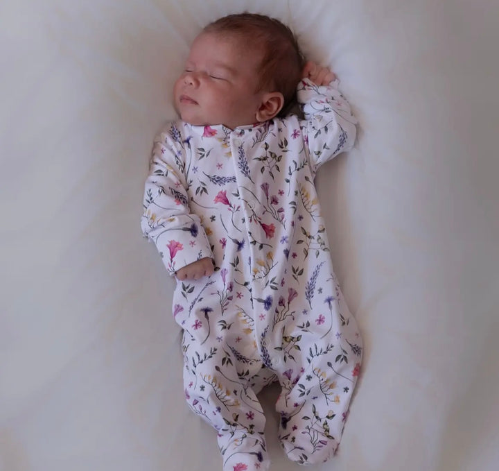 Floral Cotton Sleepsuit