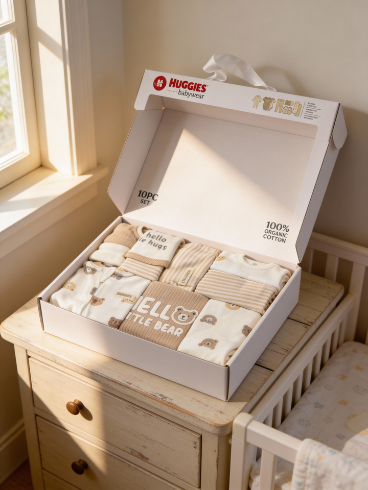 10 piece new baby box