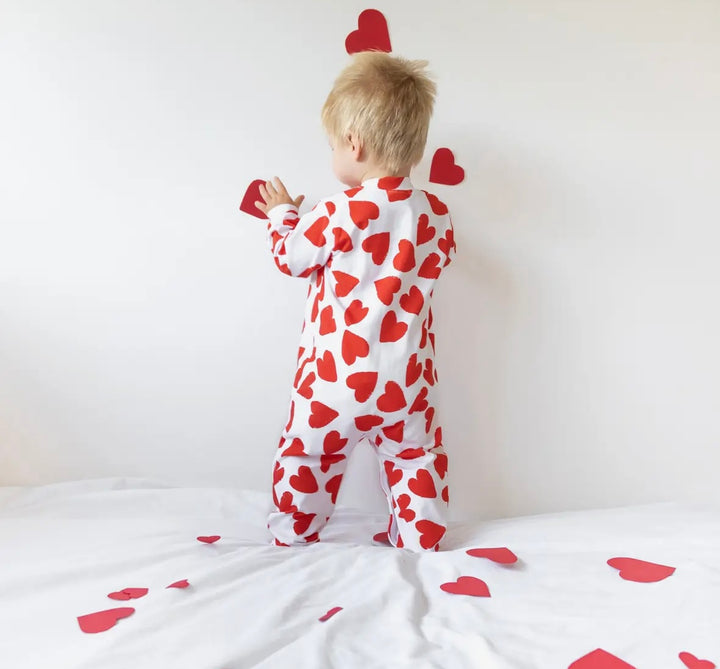 Love Print Baby Grow