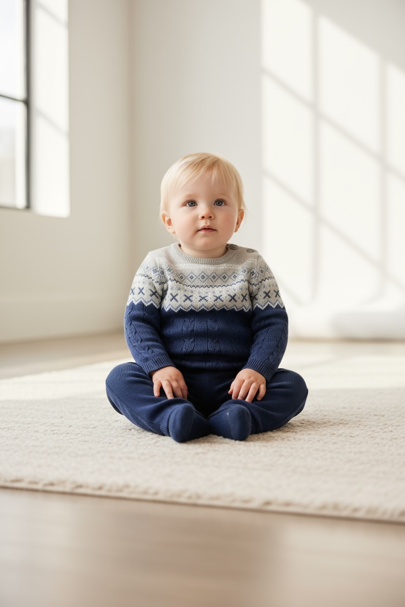 Boys Knitted 2 Piece