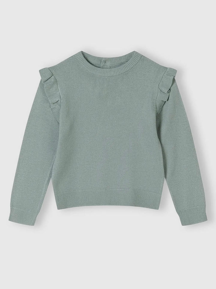 Green Frill Jumper