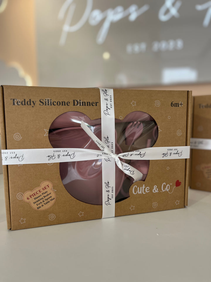 Teddy Silicone Dinner Set