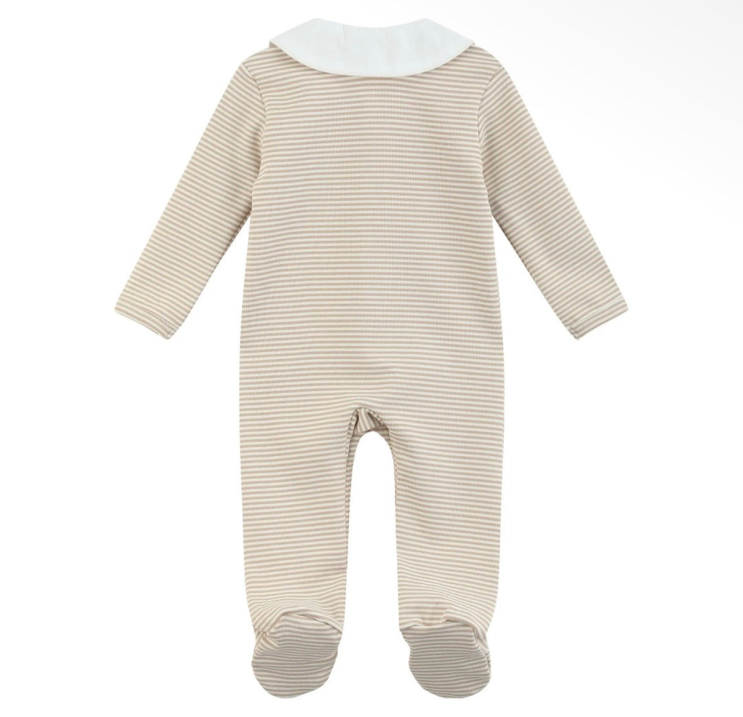 Giraffe Embroidered Baby Grow