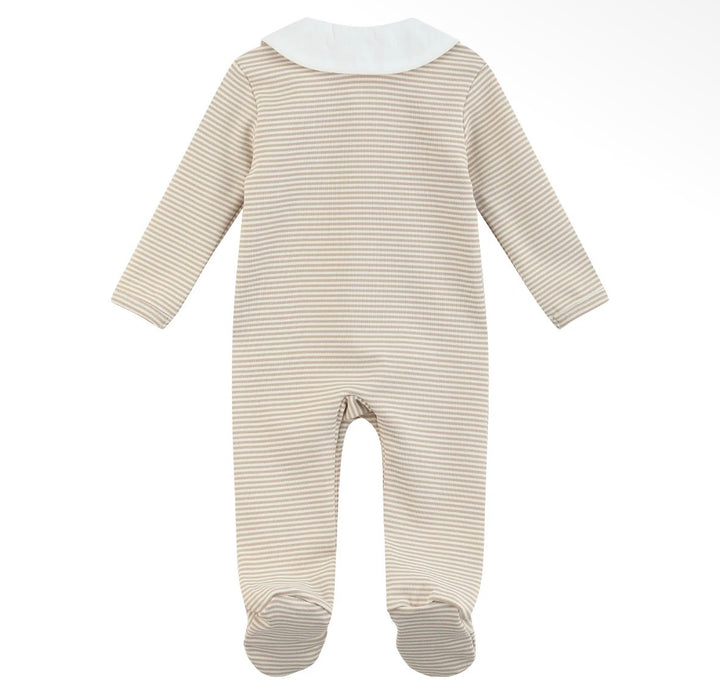 Giraffe Embroidered Baby Grow