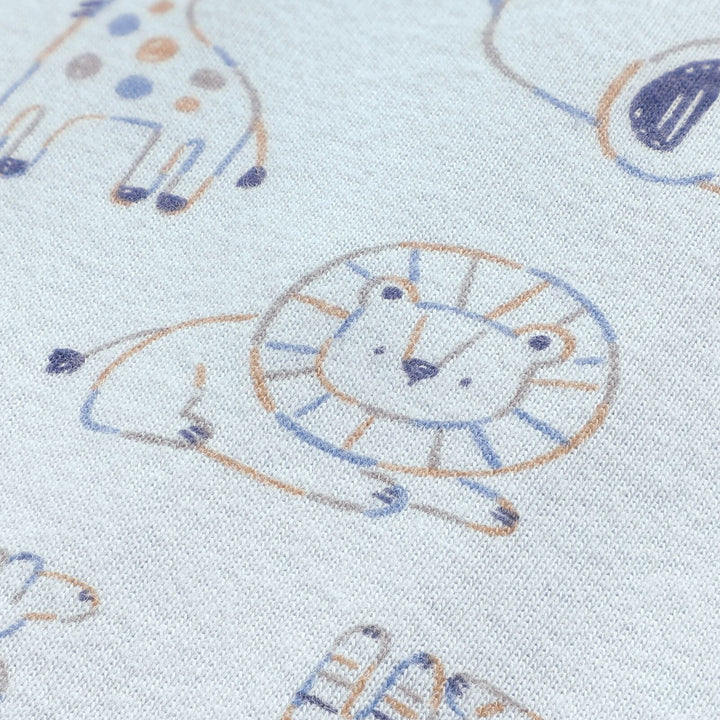 Blue Animal Baby Grow