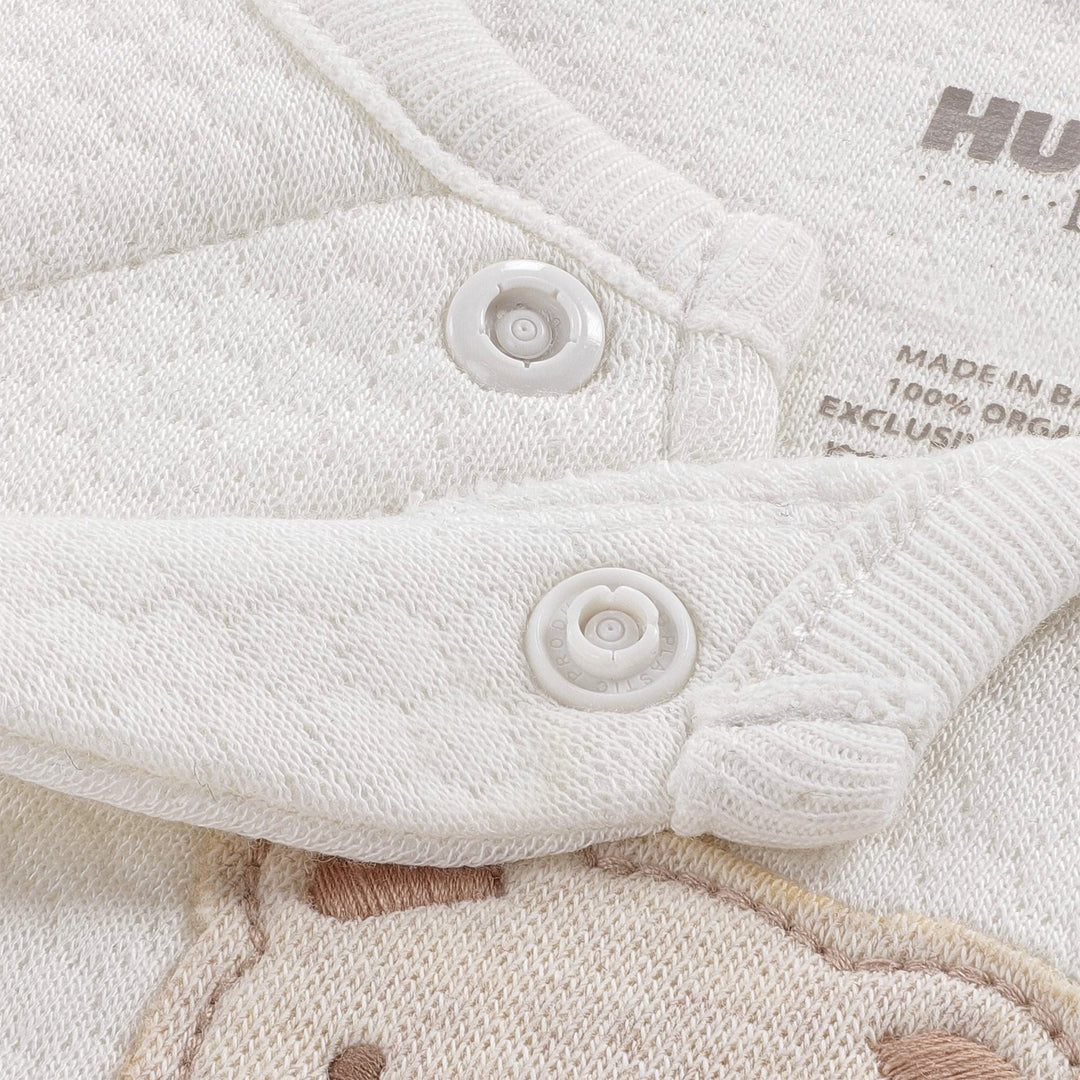 Cream Teddy Set with Hat