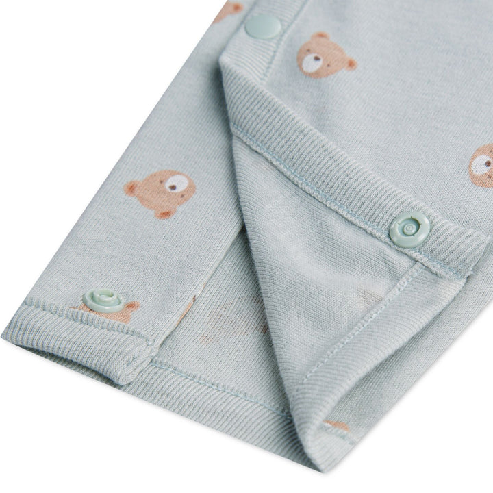 Footless Teddy Button Romper