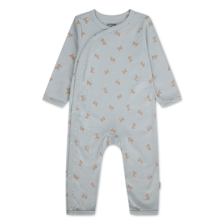 Footless Teddy Button Romper