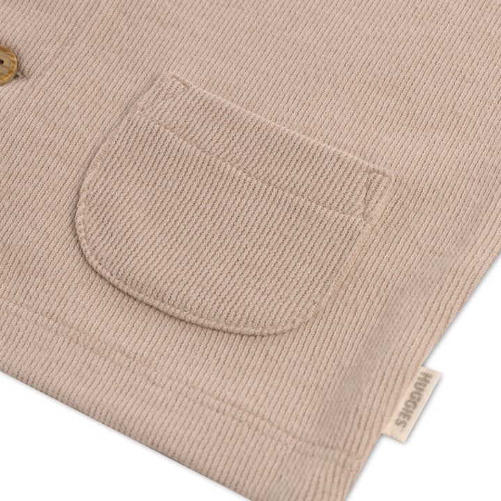 Beige Organic Cotton Cardigan