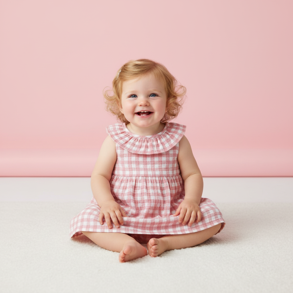 Pink Summer Dress With Matching Pants