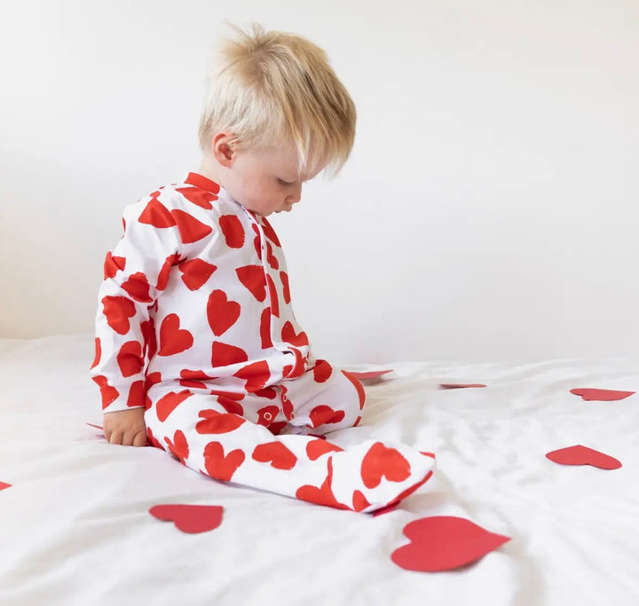 Love Print Baby Grow