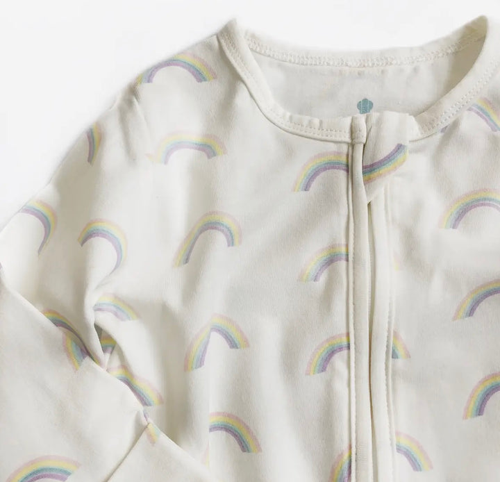 Rainbow Zip Romper