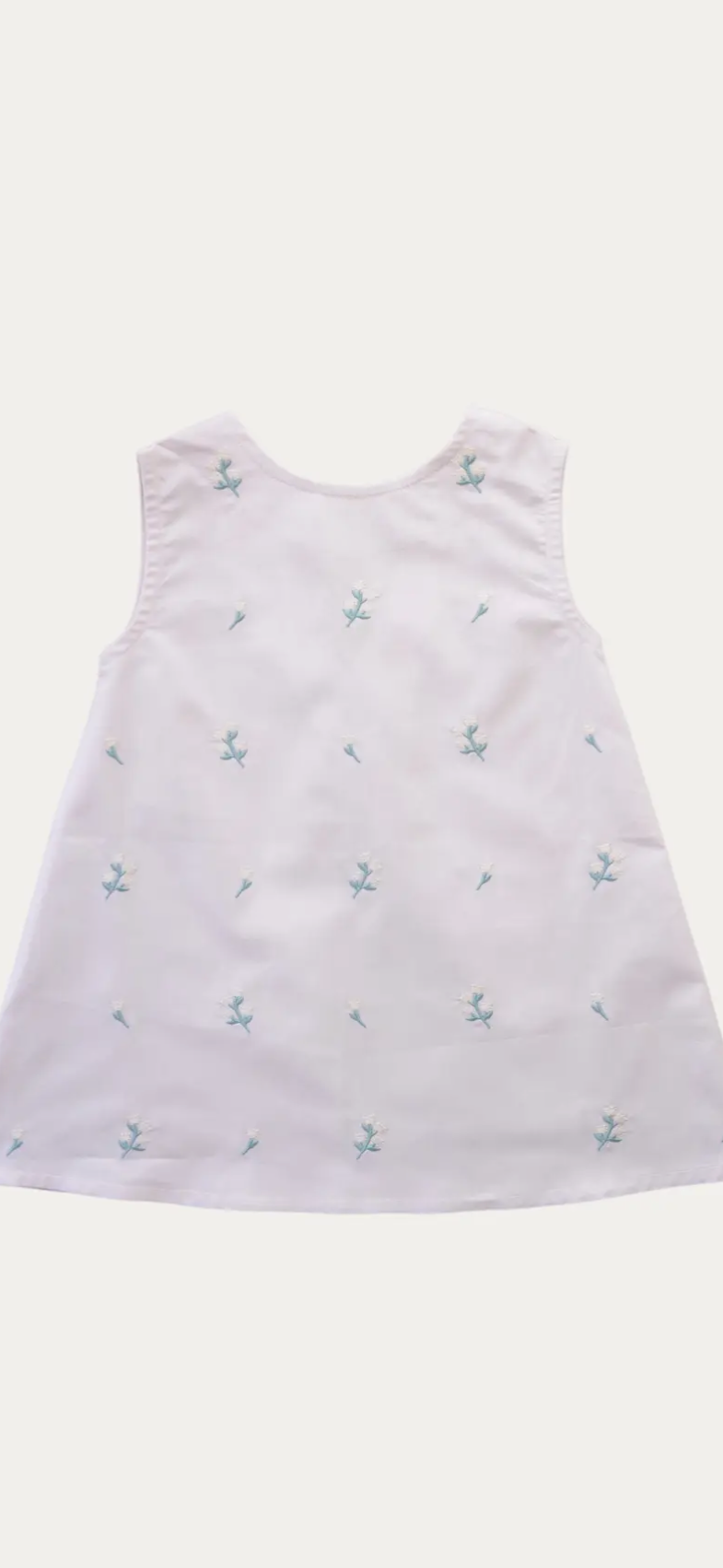 Flower Embroidered Summer Dress