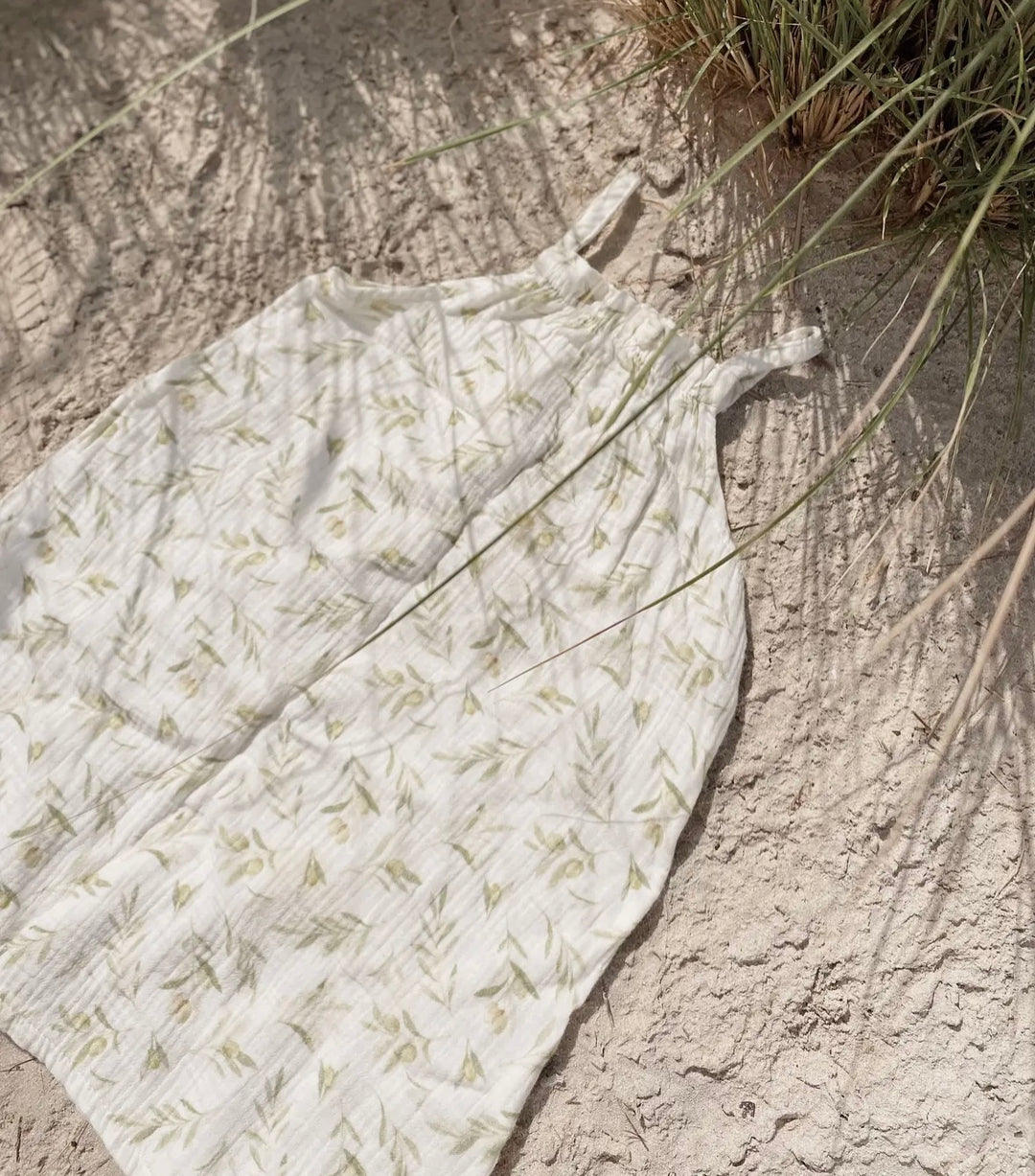 Olive Pattern Summer Dress