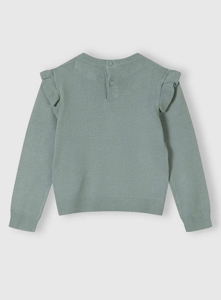 Green Frill Jumper