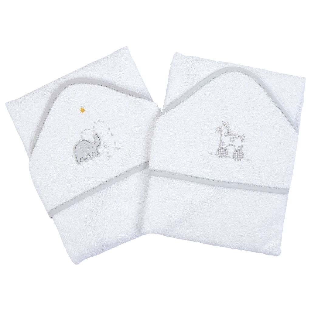 Grey Hooded Towel