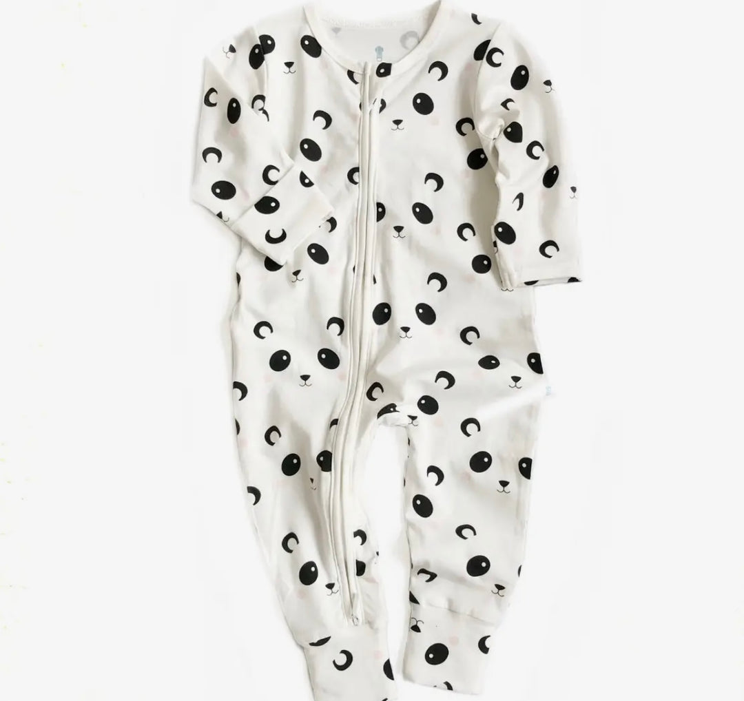 Panda Zip Romper