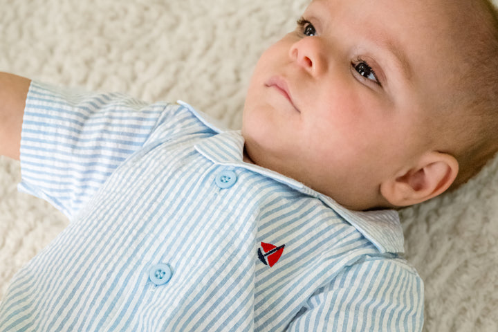 Baby Boy Stripped Romper