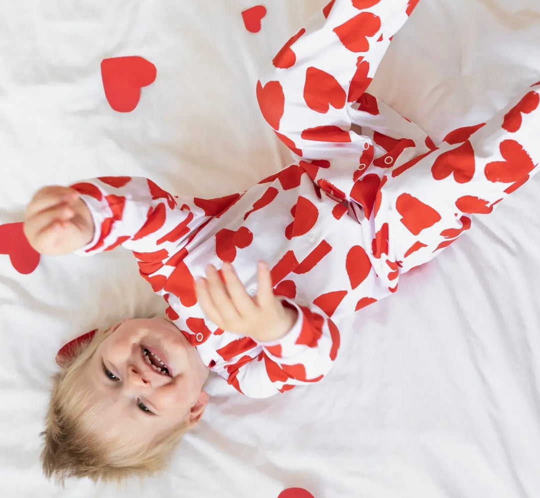 Love Print Baby Grow