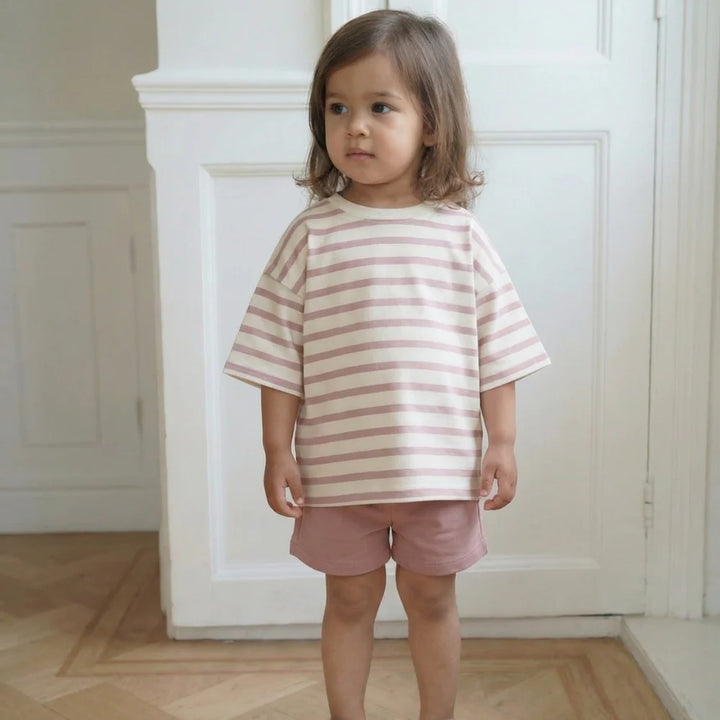 Dusty Pink oversized summer set