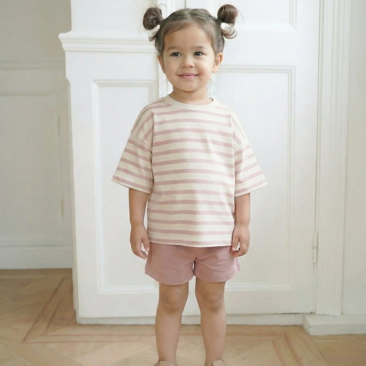 Dusty Pink oversized summer set