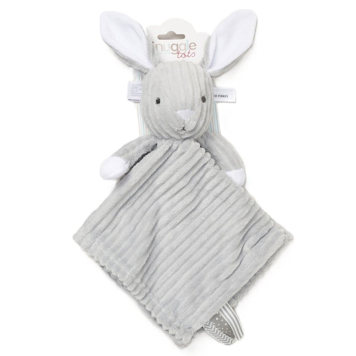 Bunny Comforter with taggie ribbons