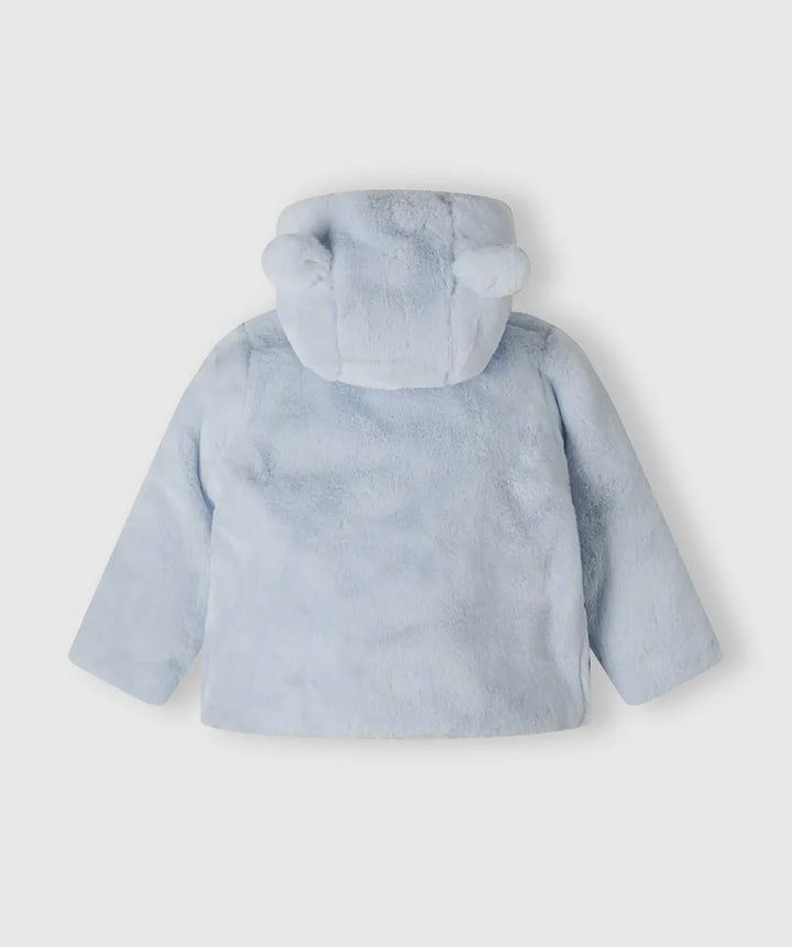 Blue Faux Fur Jacket with ears