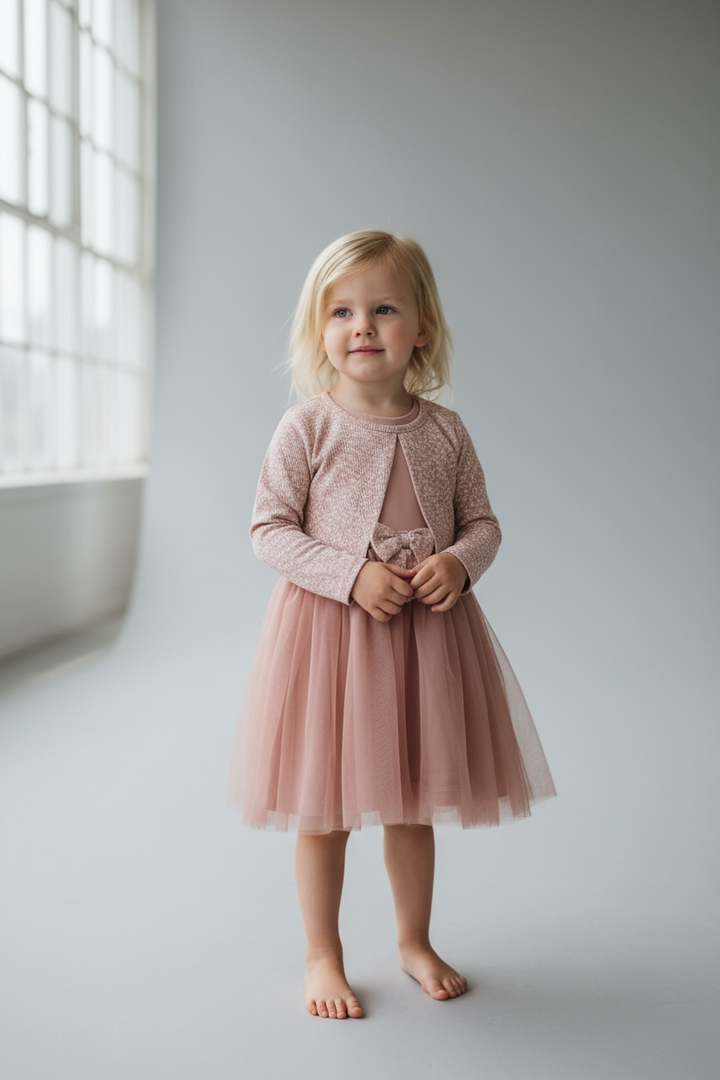 Pink Mesh Dress
