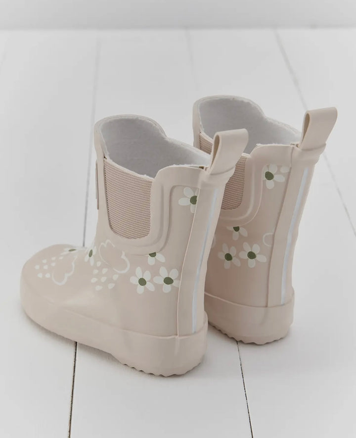 Pampas Cream Floral Colour Changing Wellies