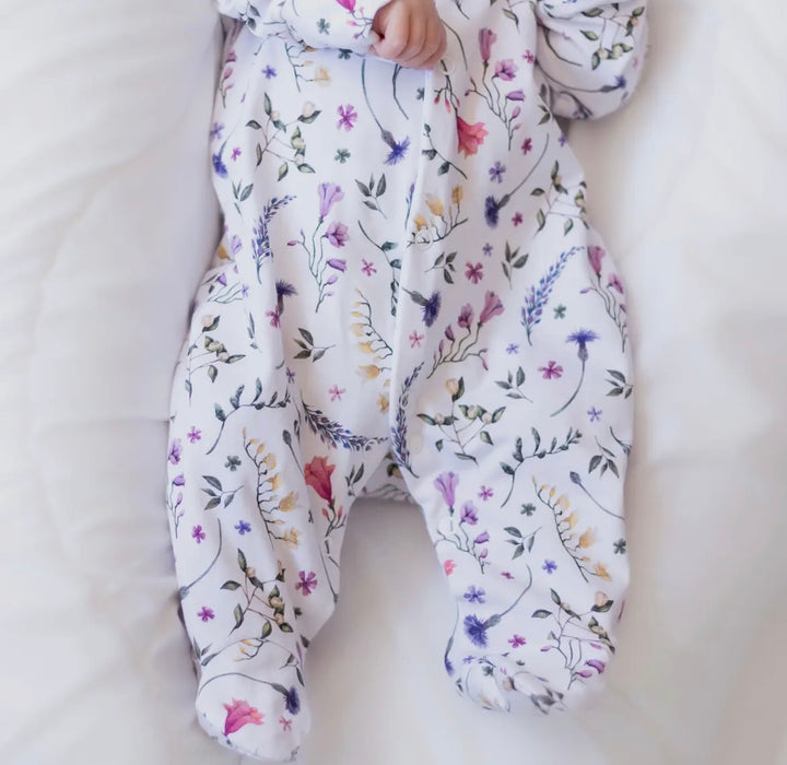 Floral Cotton Sleepsuit