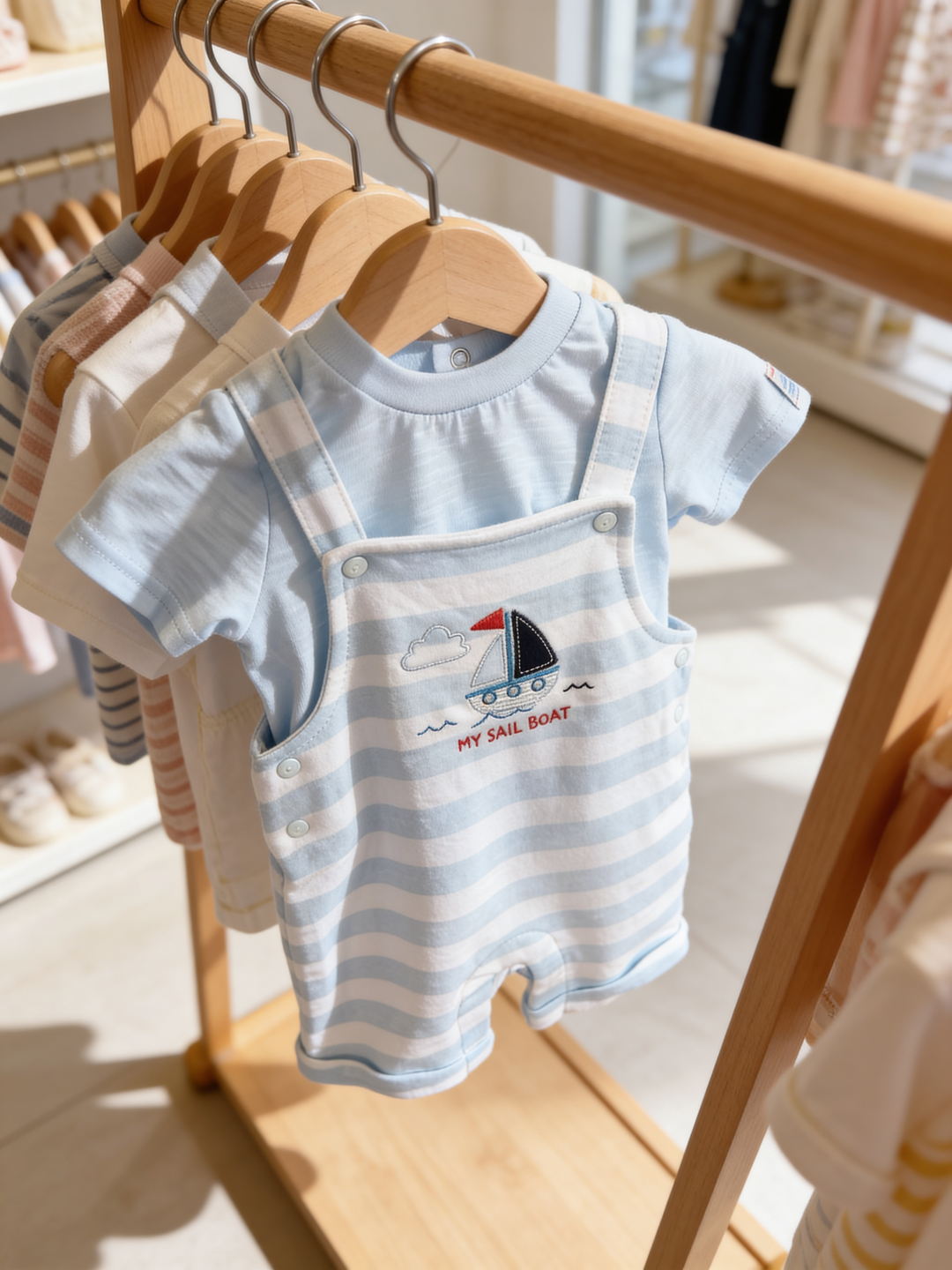 Sailor Dungaree Set