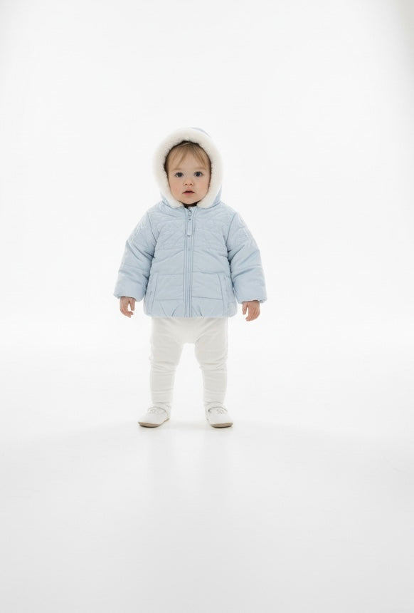 Baby Blue Padded Coat