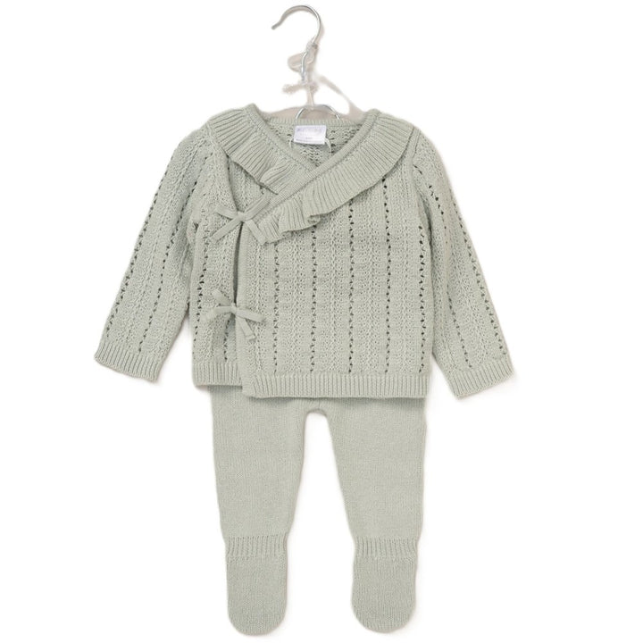 Sage Knitted Two Piece