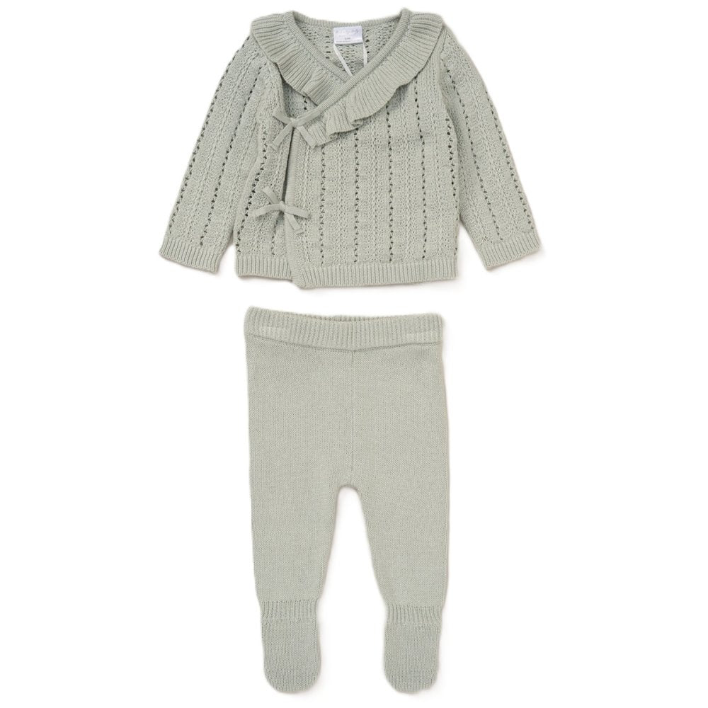 Sage Knitted Two Piece