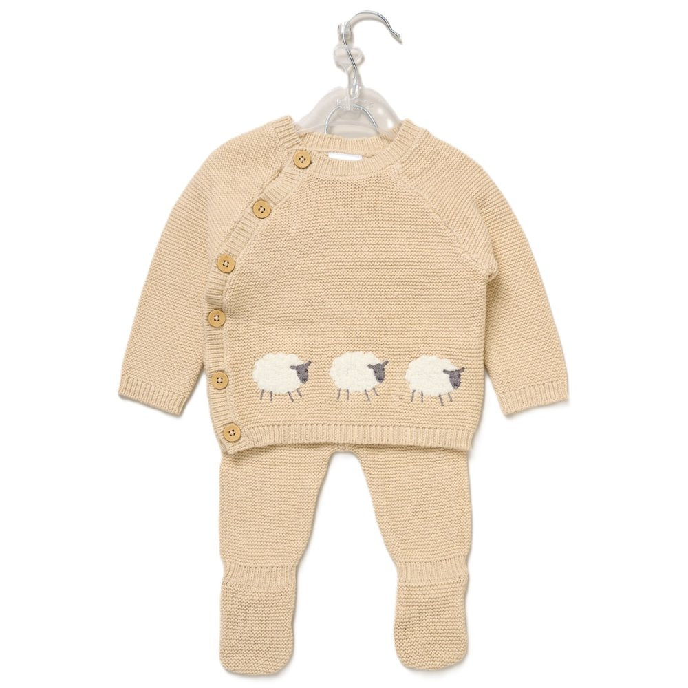 Sheep Knitted two piece set