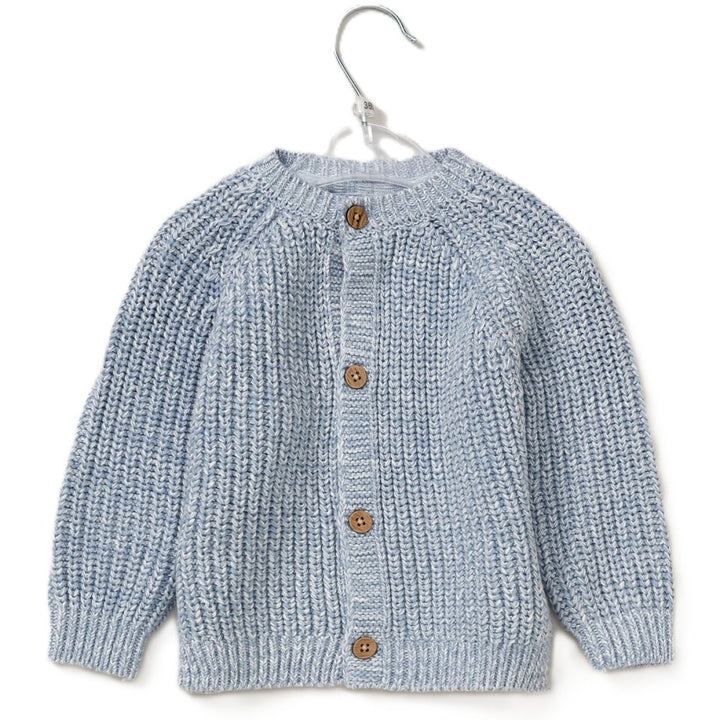 Blue 'Hello' Cardigan