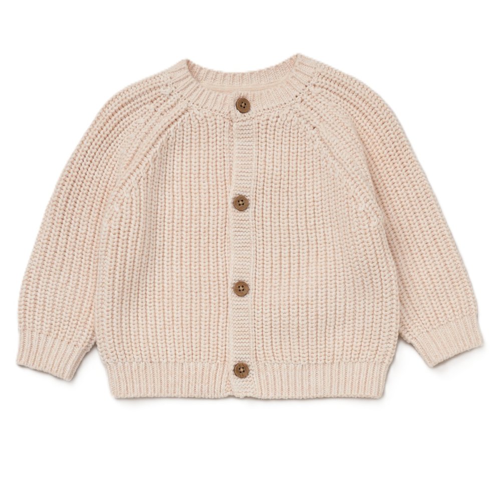Cream ‘Hello’ Cardigan