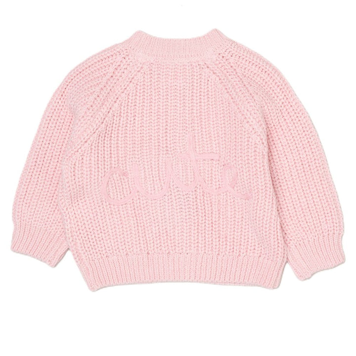 Pink 'Cute' Cardigan